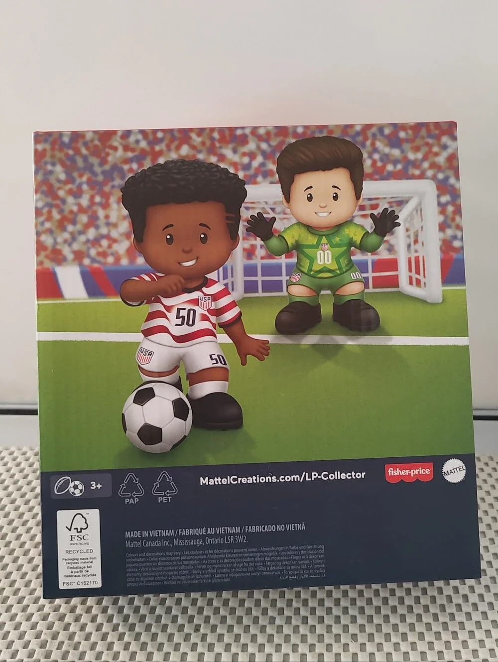Little People Collector U.S.A. Soccer Special Edition Set Fisher Price NWT